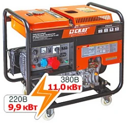 Генератор дизельный СКАТ УГД-11500EТ PROFF