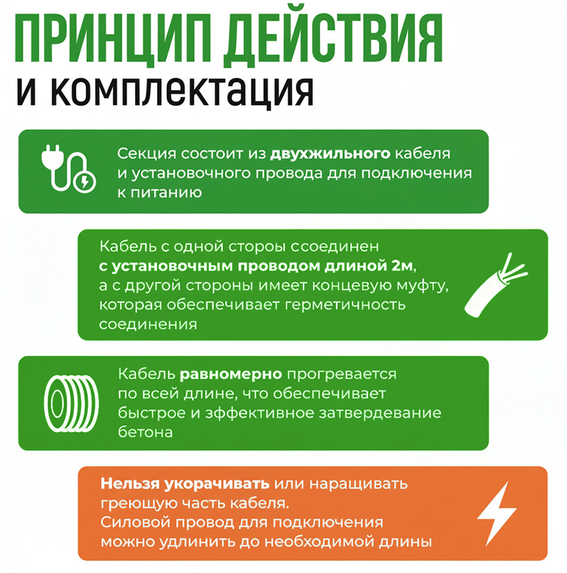 Секция для прогрева бетона КС (Б) 40-9