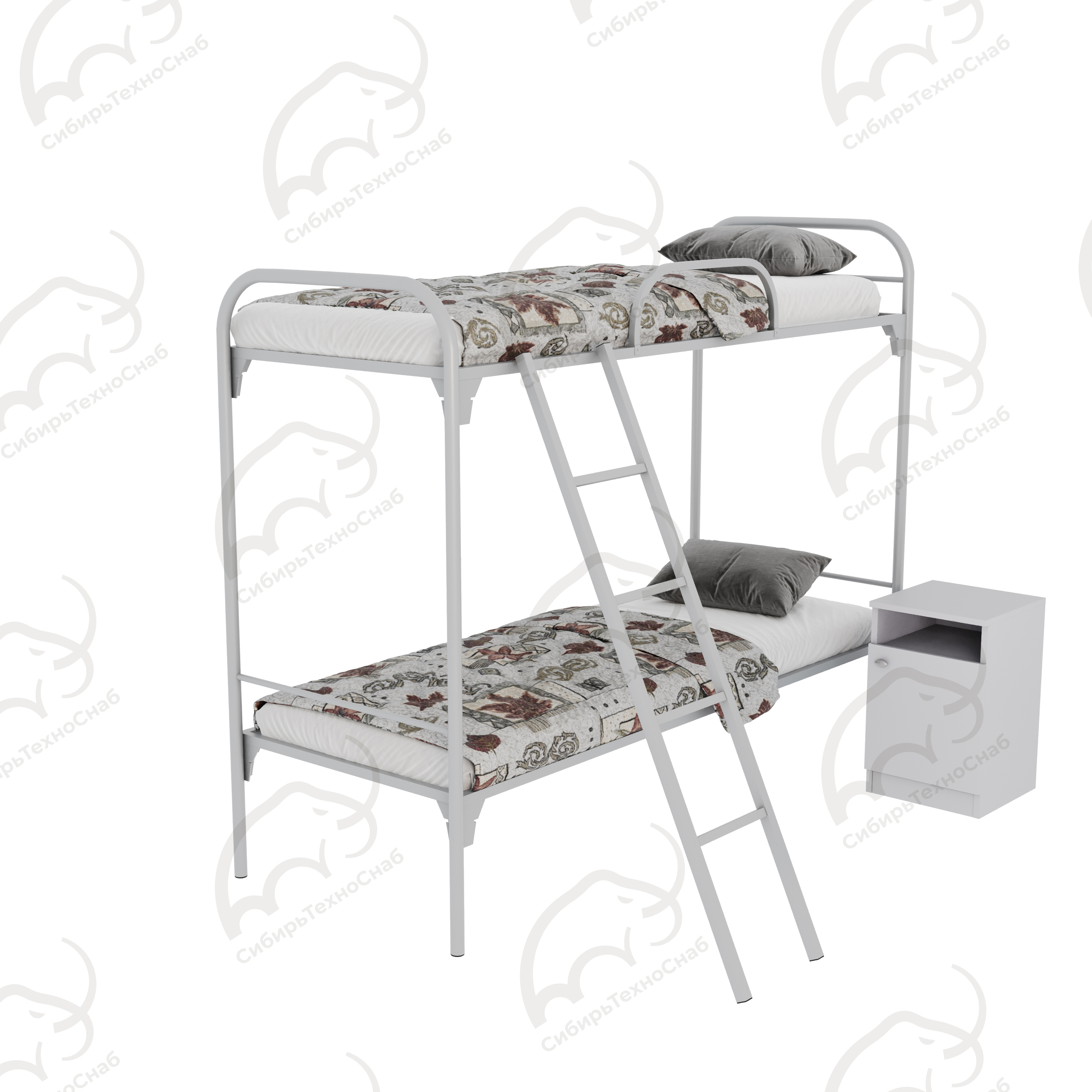 Кровать металлическая двухъярусная КД2 (700)