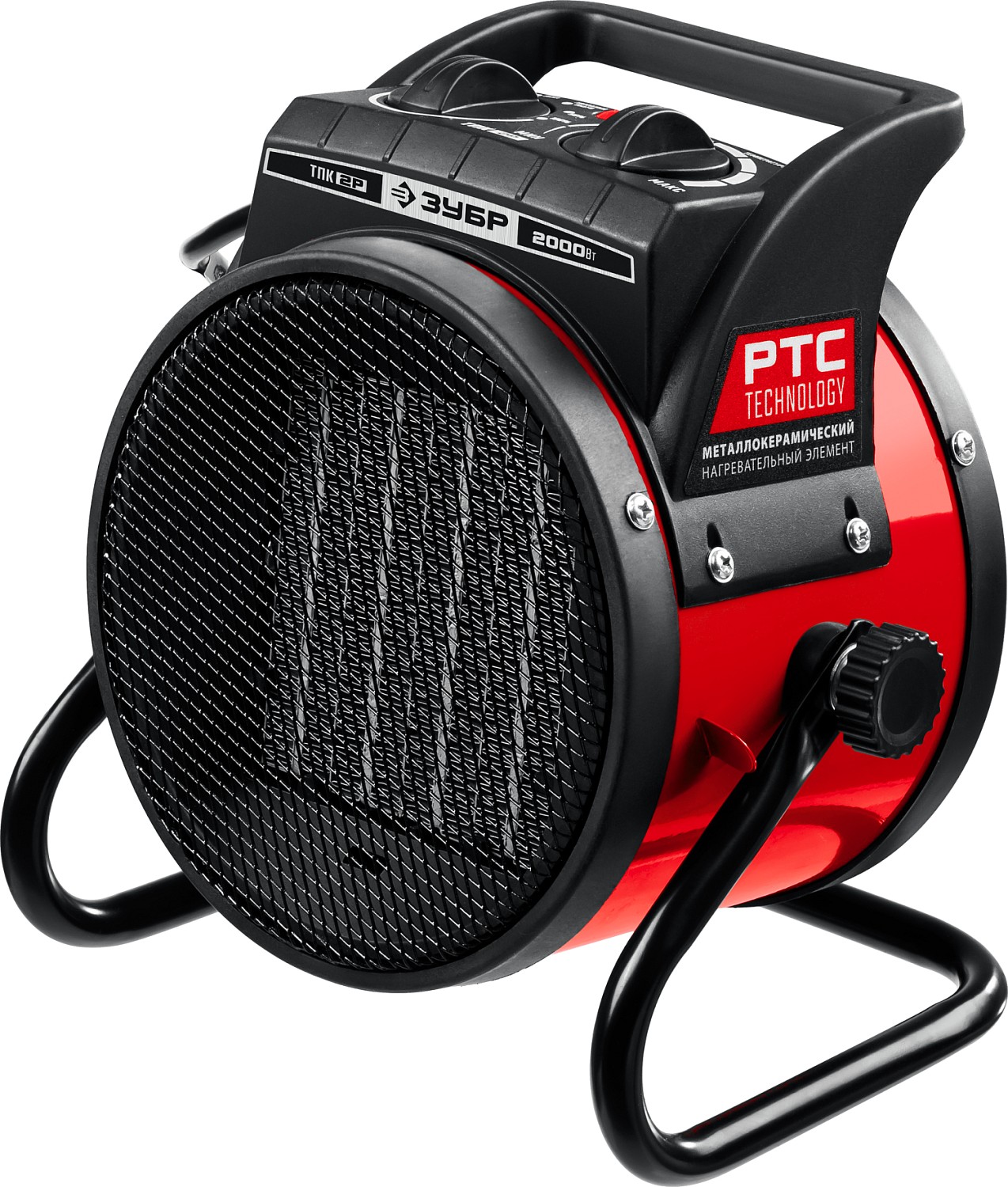 Пушка тепловая электрическая 2 кВт ЗУБР ТПК-2Р