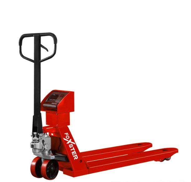 Гидравлическая тележка рохля с весами  CW20