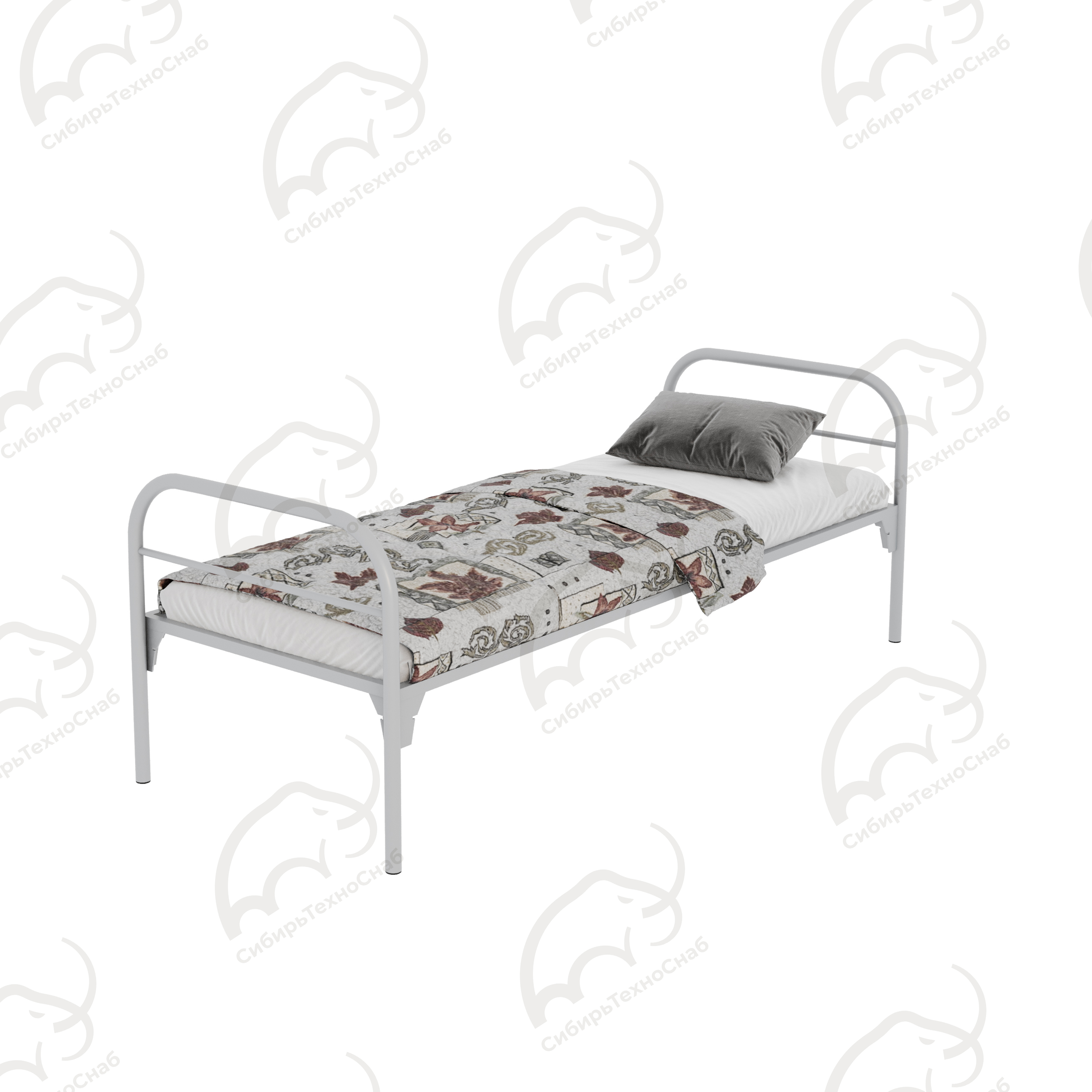 Кровать металлическая одноярусная КО2 (800)