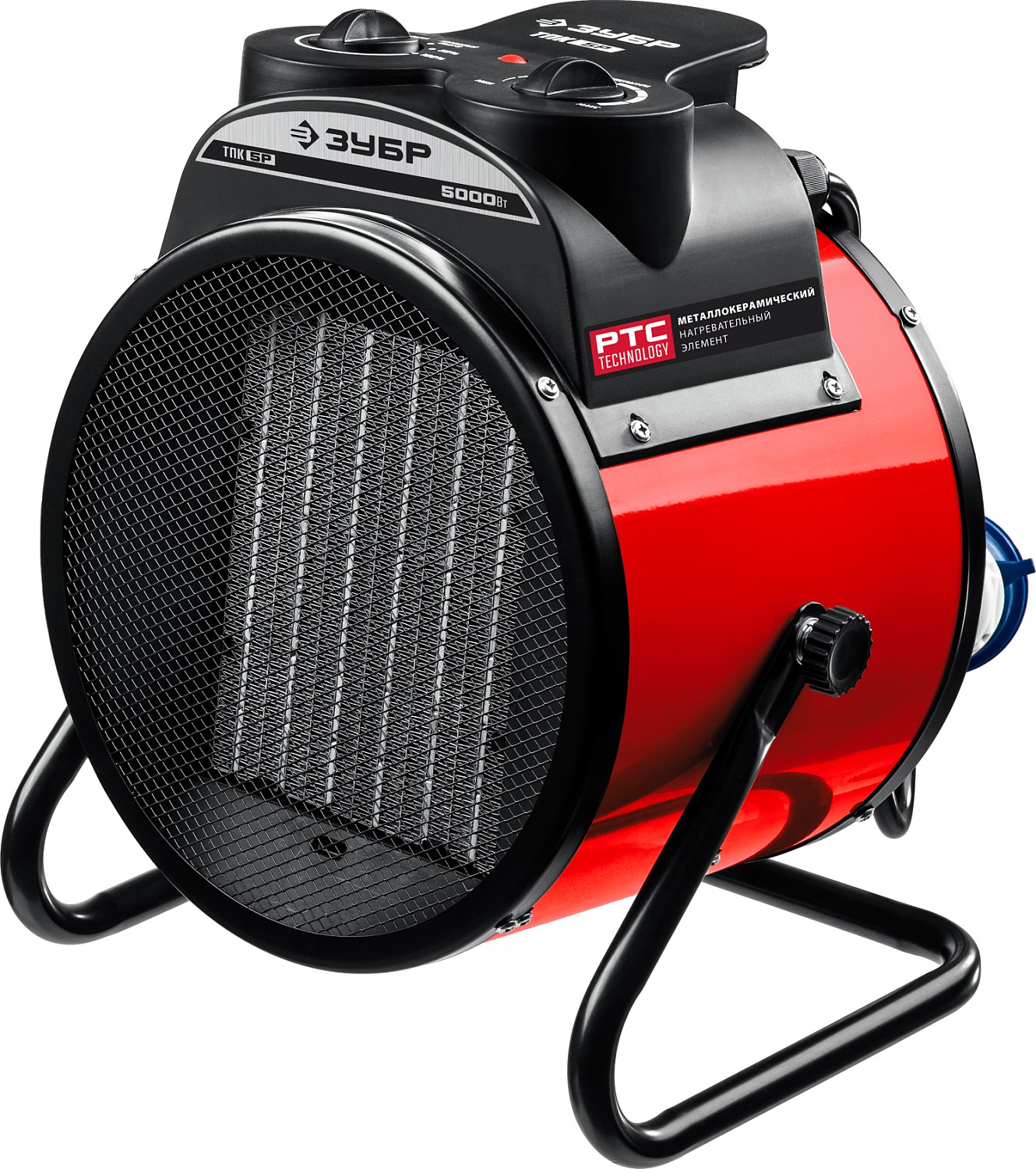 Пушка тепловая электрическая 5 кВт ЗУБР ТПК-5Р