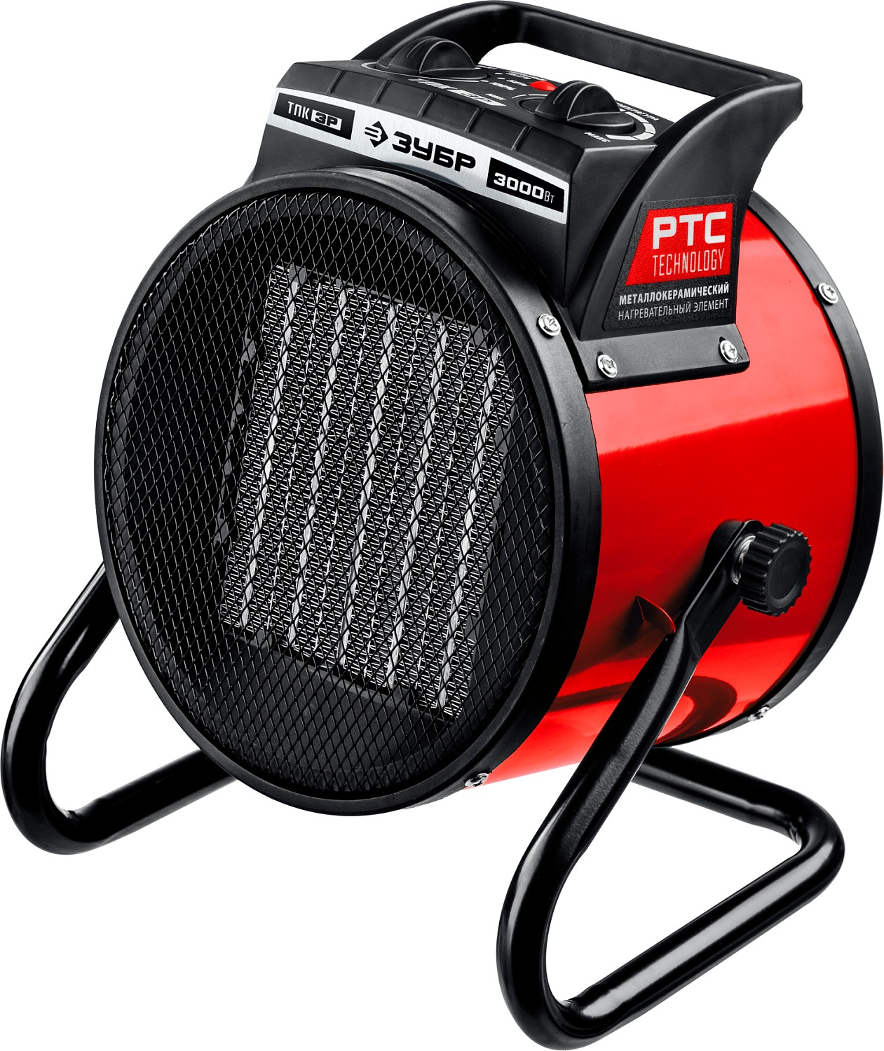 Пушка тепловая электрическая 3 кВт ЗУБР Мастер ТПК-3Р