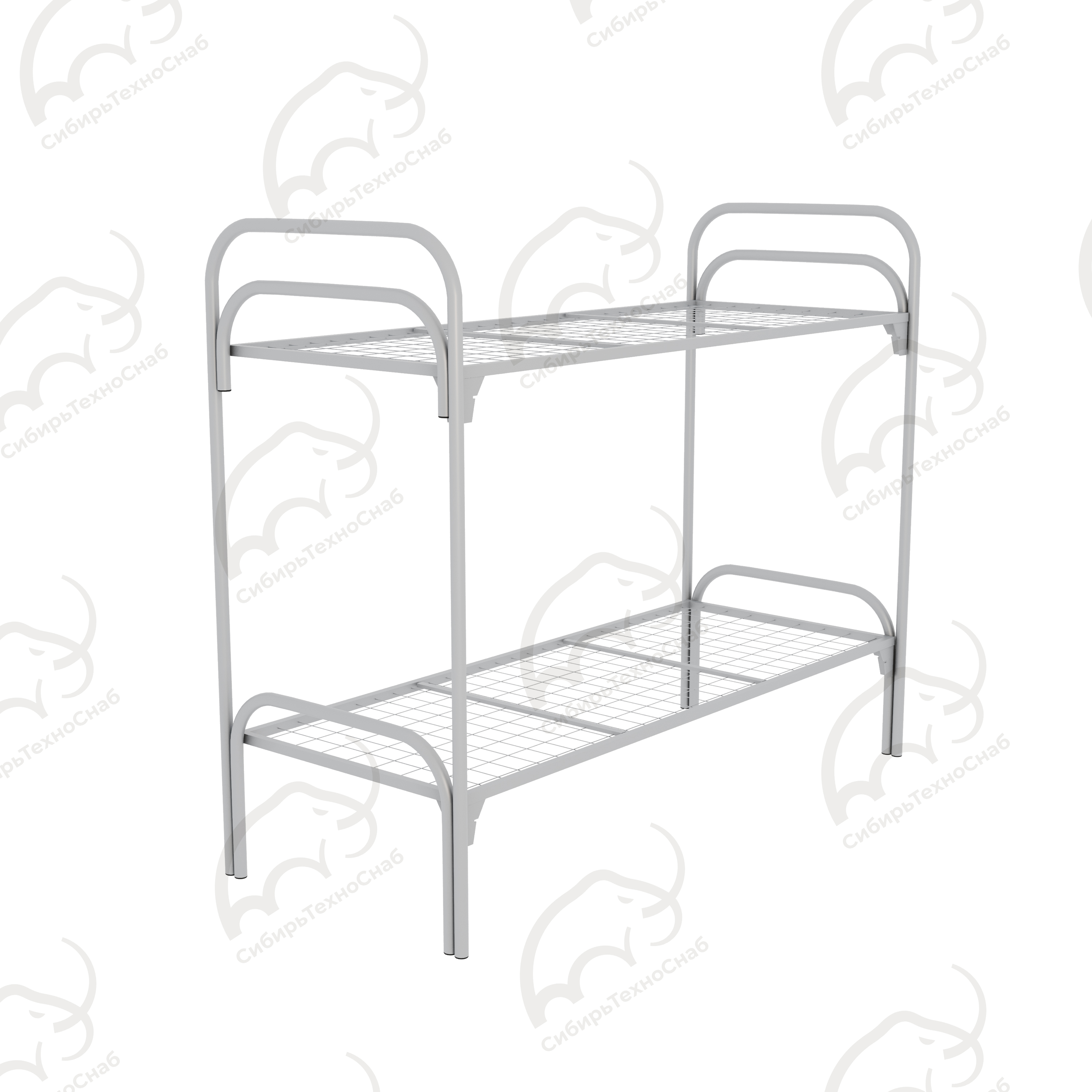 Кровать металлическая двухъярусная КД4