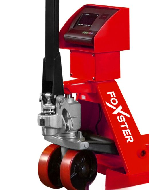 Гидравлическая тележка рохля с весами CW30